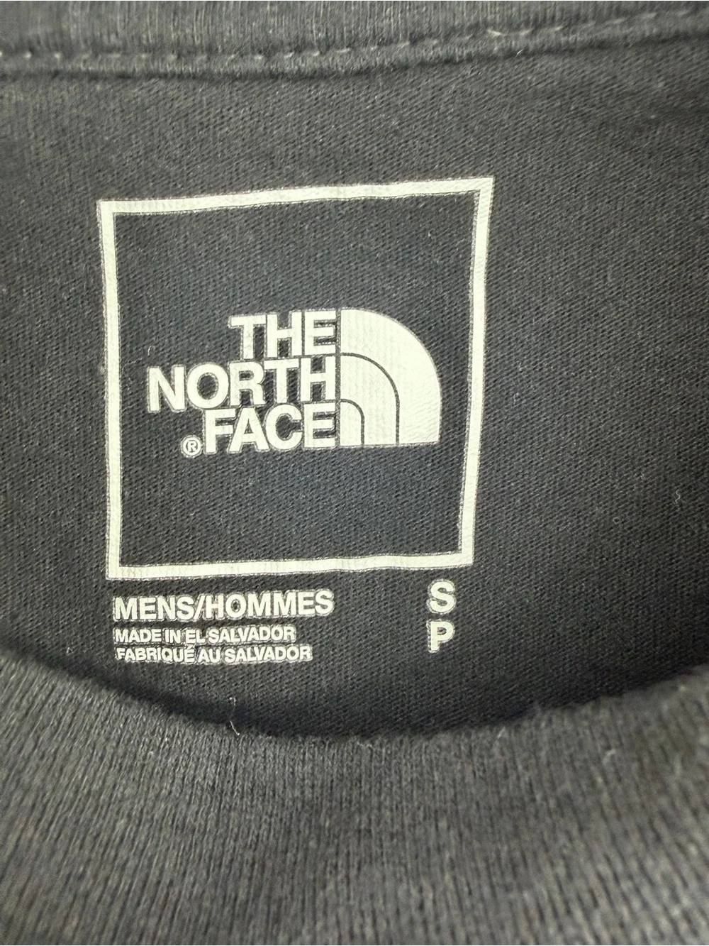 The North Face black crew
